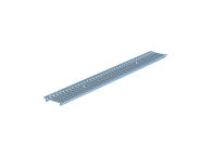 Решетка Aquastok Norma DN100 штампованная оцинкованная (1000х134х22мм)