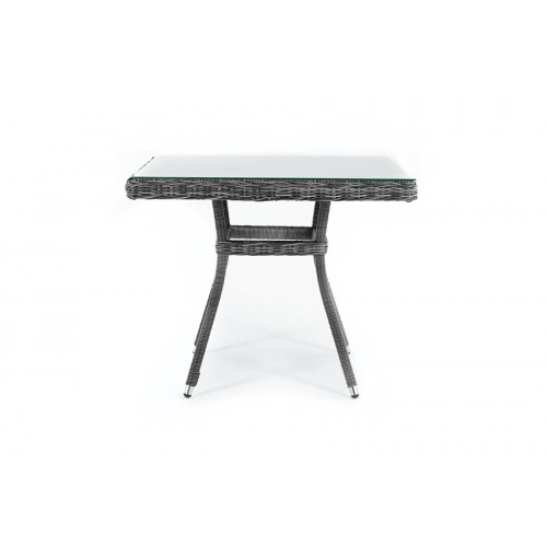 &quot;Айриш&quot; стол плетеный из искусственного ротанга, цвет темно-серый