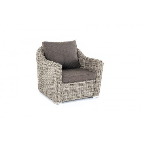 &quot;Фабриция&quot; плетеное кресло из искусственного ротанга, цвет серый