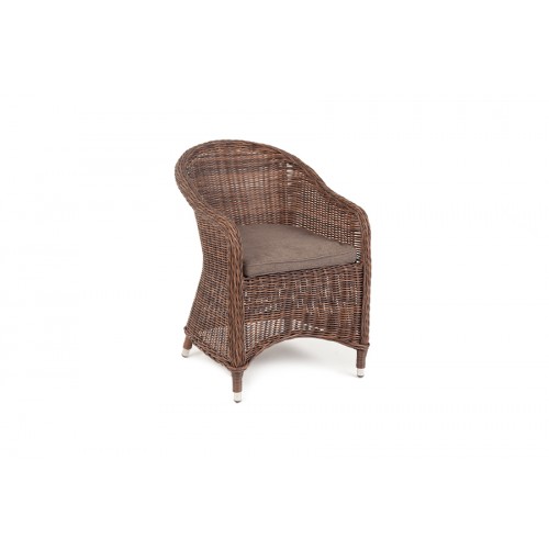 &quot;Равенна&quot; плетеное кресло из искусственного ротанга, цвет коричневый