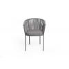 &quot;Бордо&quot; Барный стул из эластичных лент, цвет темно-серый