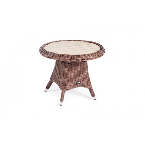 &quot;Равенна&quot; кофейный стол из искусственного ротанга, цвет коричневый
