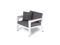 Кресло «Фореста» из алюминия с подушками