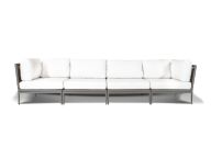 Модульный четырехместный диван «Касабланка» (серо-коричневый)