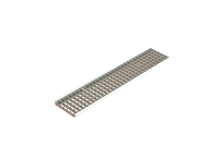 Решетка водоприемная Basic стальная оцинкованная ячеистая (238х998х28)
