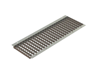 Решетка водоприемная Basic стальная оц. ячеистая (373х998х30)
