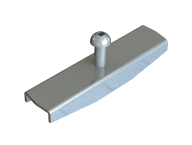 Крепеж решётки DN100 (сталь) к пластиковым и полимербетонным лоткам