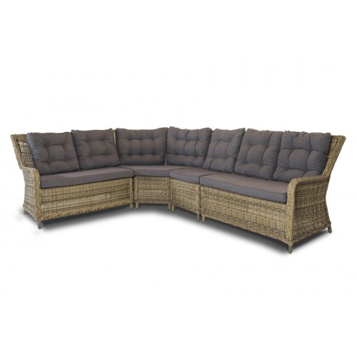 Бергамо, модульный диван, соломенный
